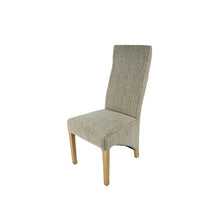 Load image into Gallery viewer, Berry Dining Chair With Wooden Legs - Available in Grey or Mixed Brown

