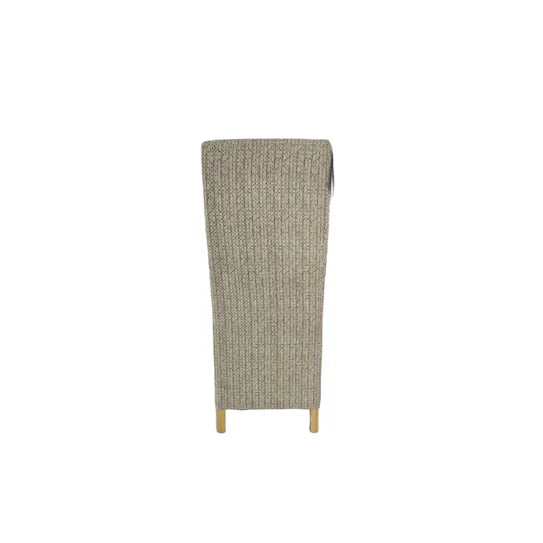 Berry Dining Chair With Wooden Legs - Available in Grey or Mixed Brown