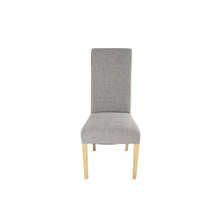 Load image into Gallery viewer, Berry Dining Chair With Wooden Legs - Available in Grey or Mixed Brown
