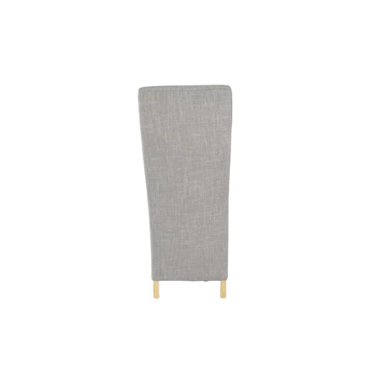 Berry Dining Chair With Wooden Legs - Available in Grey or Mixed Brown