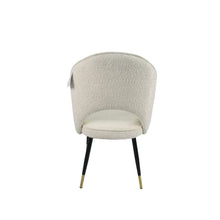 Load image into Gallery viewer, Luxury Venice Black Legged Chair - Avilable in PU Grey, PU TAN or Cream Fabric
