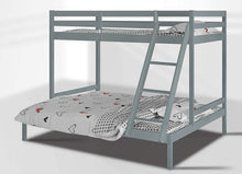 Load image into Gallery viewer, Surrey Twin Sleeper Bunk Bed - White or Grey - 3Ft over 4&quot;6Ft (Double over Single)
