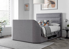 Load image into Gallery viewer, KIR TV Storage Bed - Grey or Slate - Available in Double, Kingsize &amp; Superking
