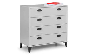 Lakers Locker Style Range - Desk, 1 Drawer Bedside, 6 Drawer Wide Chest & 4 Drawer Chest