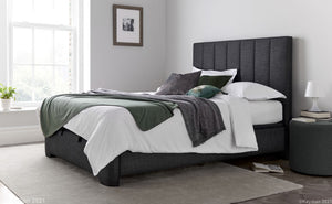 Medburn Storage Bed - Slate or Grey Colour Choice - Available in Double, Kingsize and SuperKing