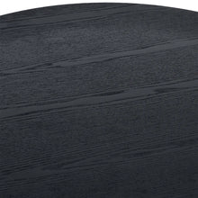 Load image into Gallery viewer, Louis Round Black Fluted Coffee Table - 80cm D x 80cm W x 45.5cm H
