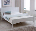 Lauren Bed - White - Available in Single(3Ft), Small Double(4Ft), Double(4"6Ft) & KingSize (5Ft)