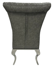 Load image into Gallery viewer, Designer London PU Chairs With Crhome Legs - Colours Available Dark Grey or Light Grey
