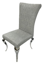 Load image into Gallery viewer, Designer London PU Chairs With Crhome Legs - Colours Available Dark Grey or Light Grey
