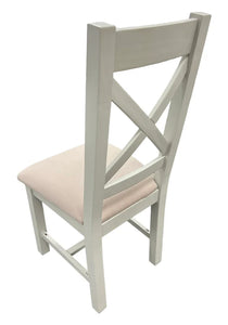 Torino & Luca Wooden Chairs - Colours Natural or Grey - Available in Ladder or Cross Back