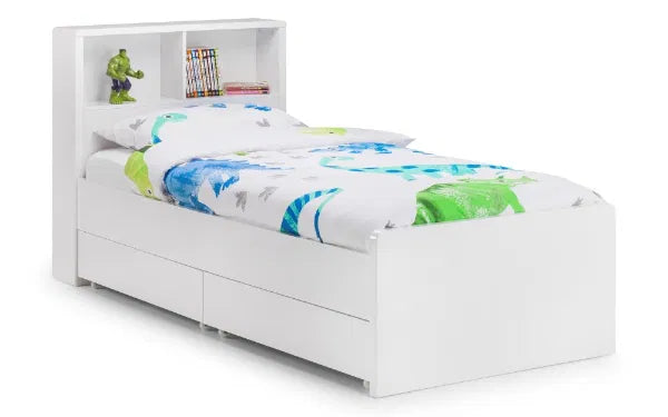Manhattan Bedroom Range - Colour Option White or Grey - 2 Drawer Beside, 3 Drawer Chest, 3+2 drawer Chest, 5 drawer Narrow Chest, 6 Drawer Wide Chest, Double & King Size Bed, Underbed Drawers, 2 Drawer Dressing Table,