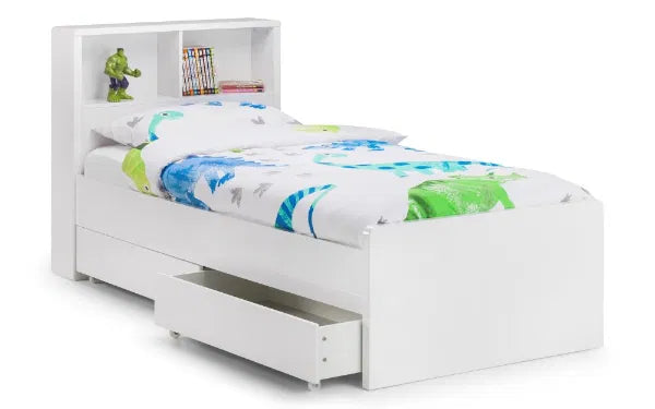 Manhattan Bedroom Range - Colour Option White or Grey - 2 Drawer Beside, 3 Drawer Chest, 3+2 drawer Chest, 5 drawer Narrow Chest, 6 Drawer Wide Chest, Double & King Size Bed, Underbed Drawers, 2 Drawer Dressing Table,
