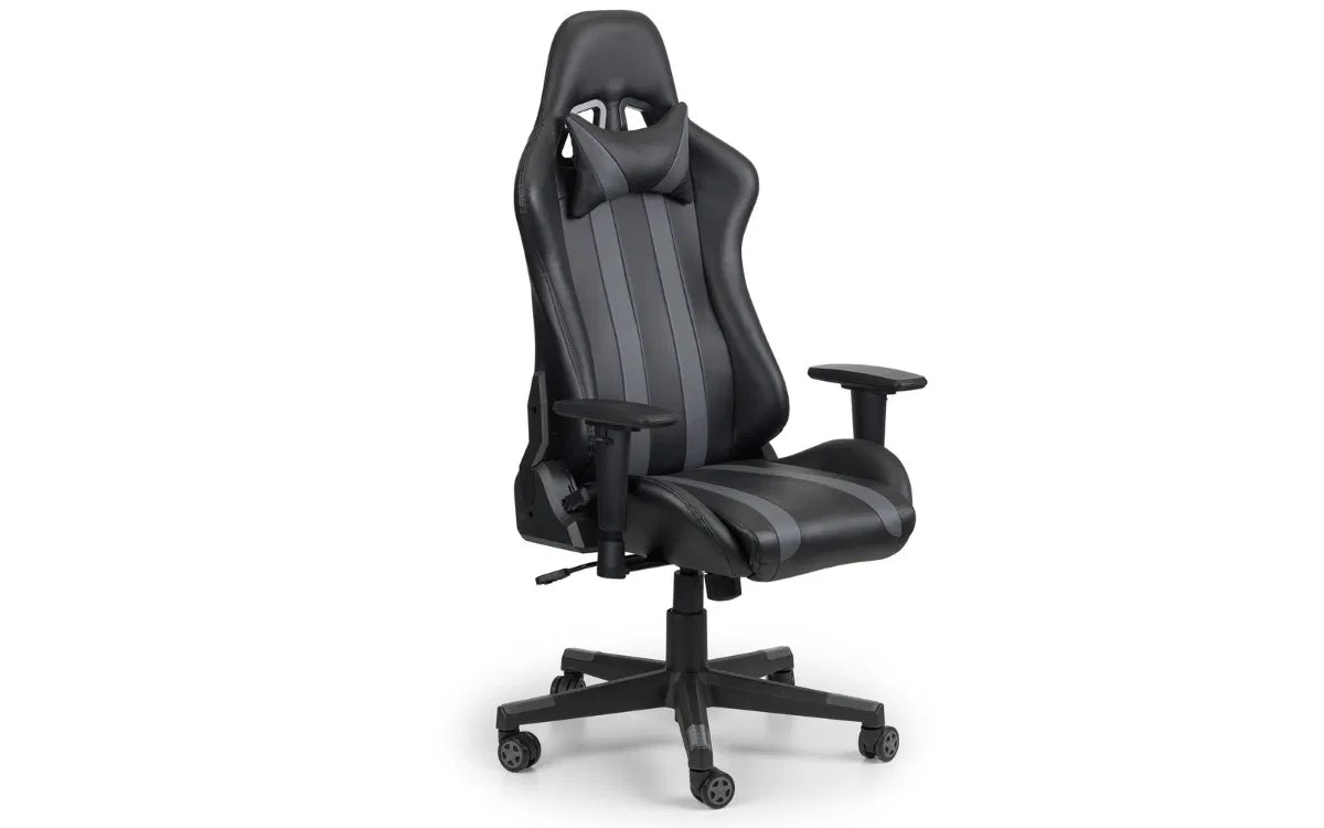 Meteor Black and Grey Gaming Chair