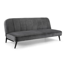 Load image into Gallery viewer, Retro Click-Clack Curved Back Sofabed - Grey Velvet
