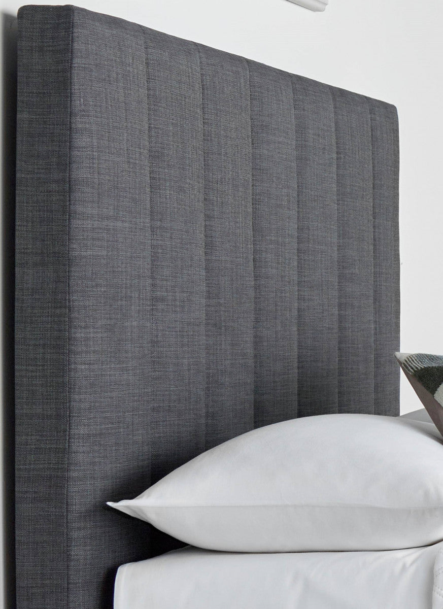 Medway TV Storage Bed - Available in Grey or Slate - Double, KingSize & SuperKing Sizes