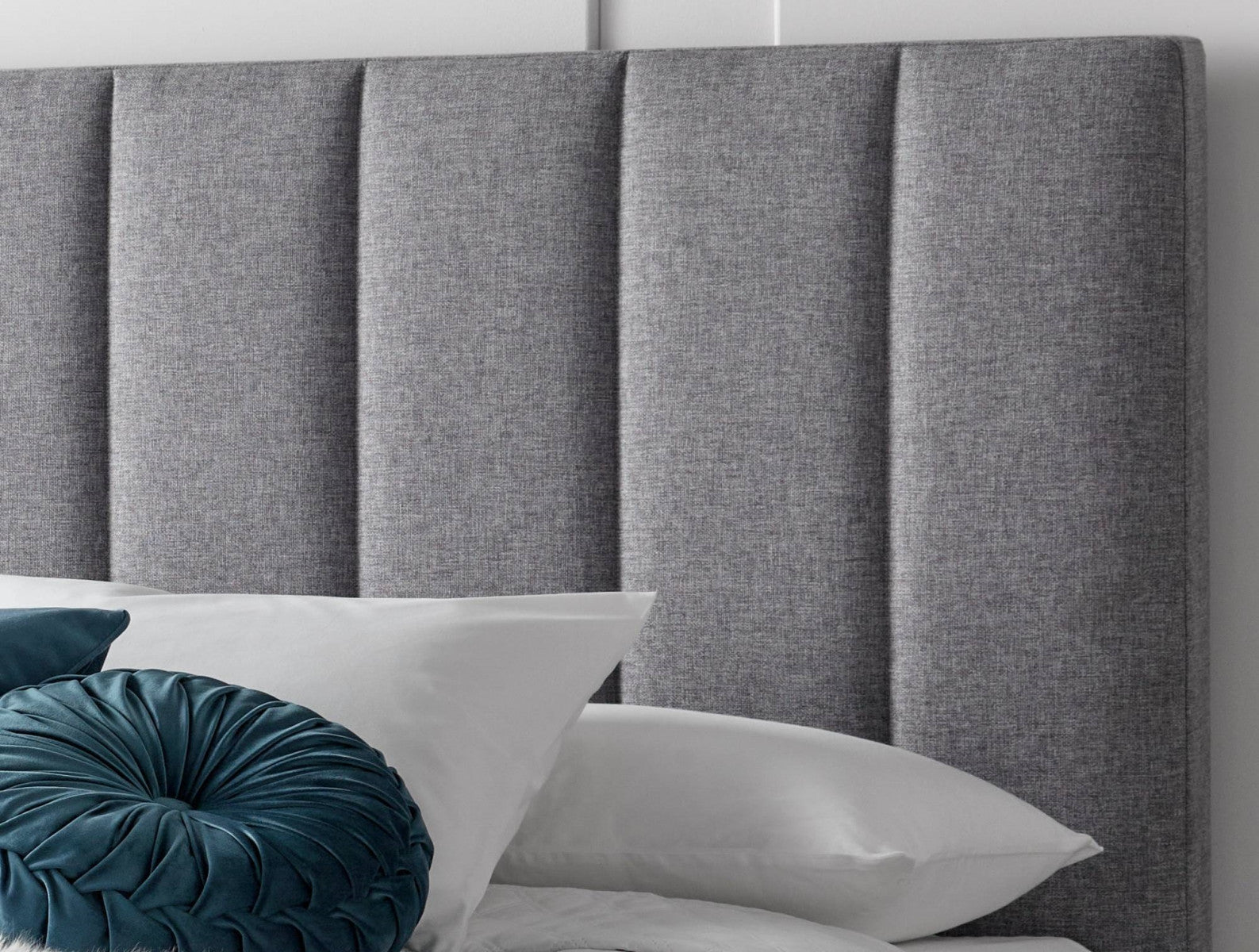 Medway TV Storage Bed - Available in Grey or Slate - Double, KingSize & SuperKing Sizes