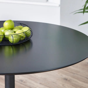 Nero Round Table (100cm) With Chair Option