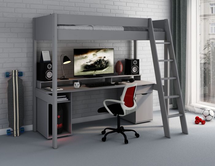 Noomi Tina Gaming Highsleeper - Colour Option White or Grey