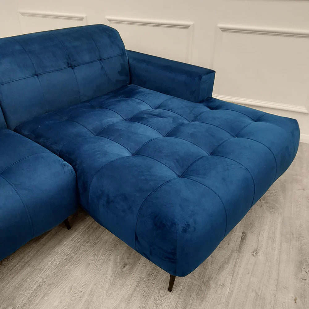 Oslo Cinema Sofa - Available in 2 or 3 Piece - Steel Grey, Burnt Orange, Marine Blue & Dark Suede (Bison Black)