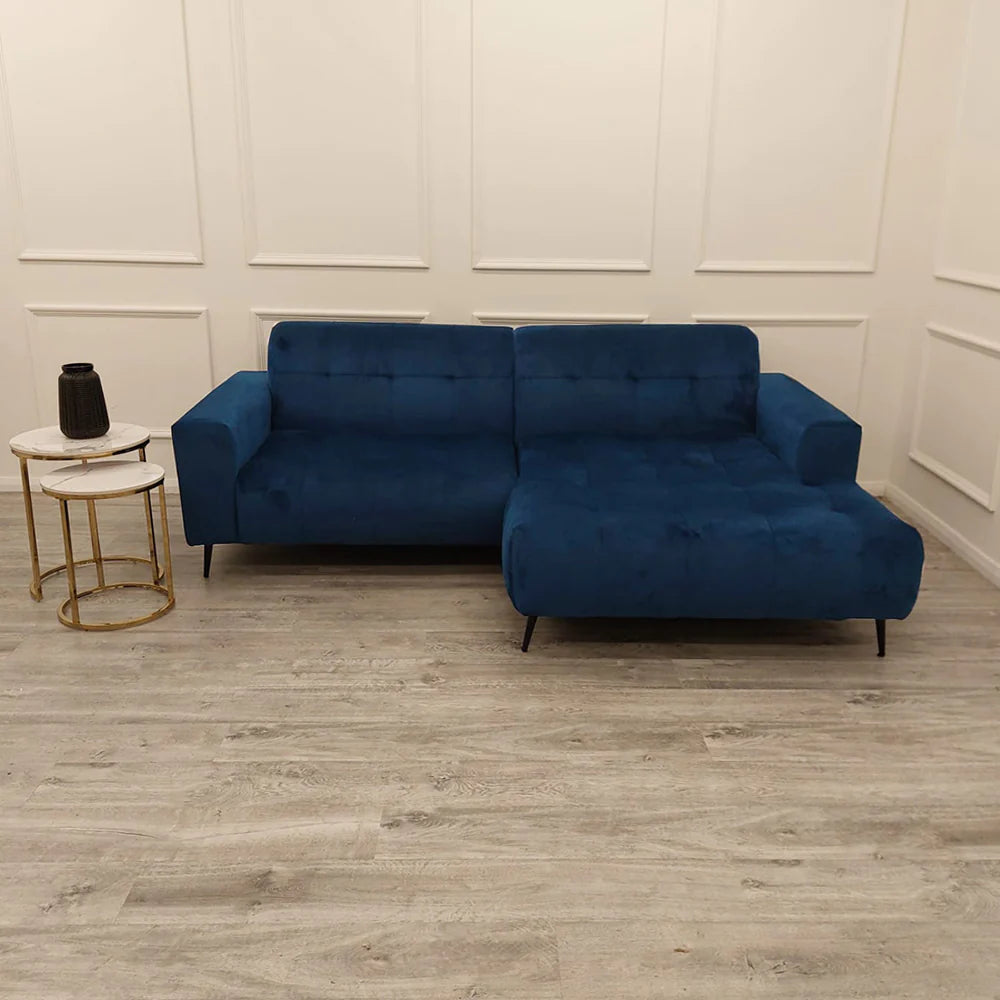 Oslo Cinema Sofa - Available in 2 or 3 Piece - Steel Grey, Burnt Orange, Marine Blue & Dark Suede (Bison Black)