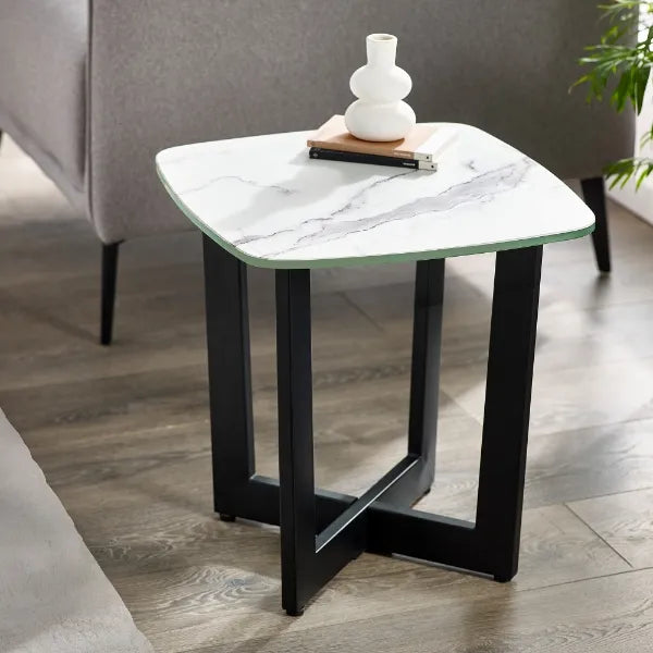 Olympus Coffee Lamp - Black or White Marble - 45cm D x 45cm W x 45cm H