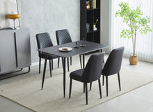 Load image into Gallery viewer, Oxford Ceramic Dining Table 1.2m - White, Grey or Black - Quilted Seating Option Available
