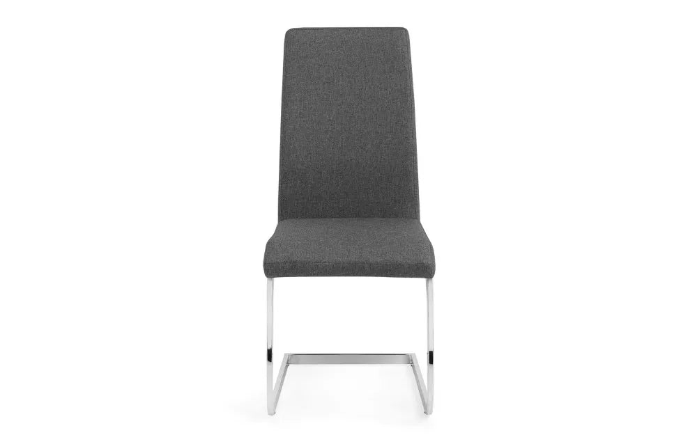 Roma Cantilever Dining Chair Slate Grey - 44x54x100H (cm)