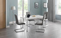 Roma Cantilever Dining Chair Slate Grey - 44x54x100H (cm)