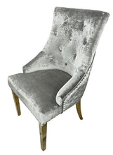 Load image into Gallery viewer, Luxury Roma Gold Legged Chair - Available in Mink or Silver
