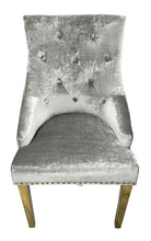 Load image into Gallery viewer, Luxury Roma Gold Legged Chair - Available in Mink or Silver
