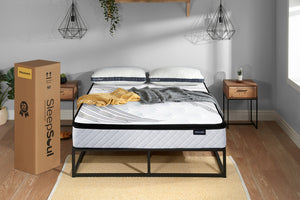 SleepSoul Heaven 3000 Pocket Sprung Mattress - Available in Single 3Ft, Double 4'6Ft & Kingsize5Ft - Medium/Firm