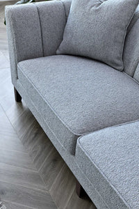 Stylish Rib Sofa Dolphin Boucle - Avilable in Left Hand Corner or 3 Seater