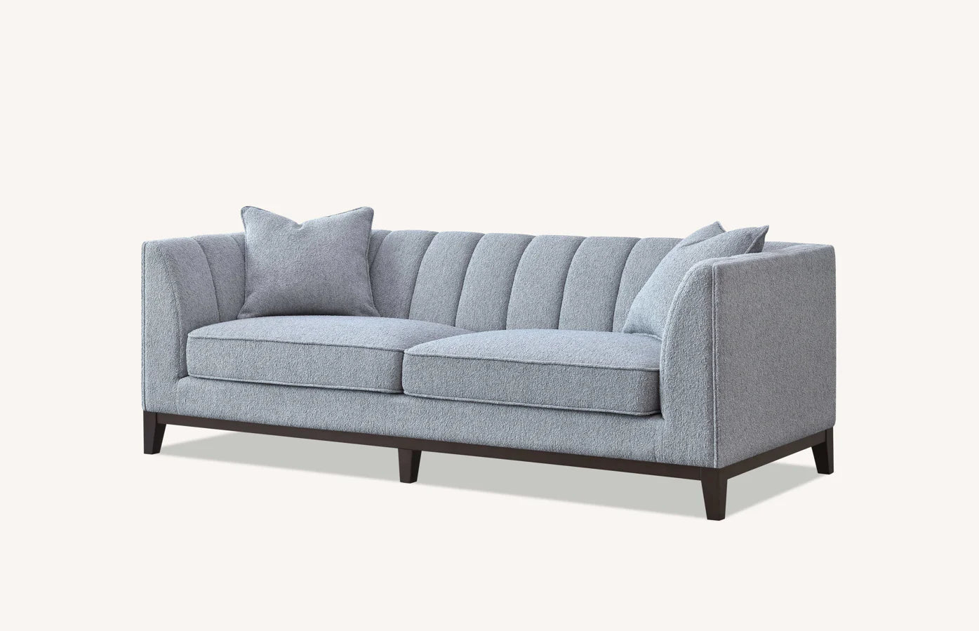 Stylish Rib Sofa Dolphin Boucle - Avilable in Left Hand Corner or 3 Seater