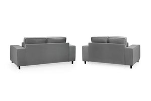 Sloane Plush Grey Sofa - Available in Corner, 3 or 2 Seater