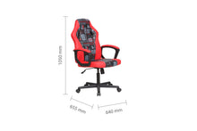 Load image into Gallery viewer, Star Wars Darth Vader / Trooper - Red Computer Gaming Chair
