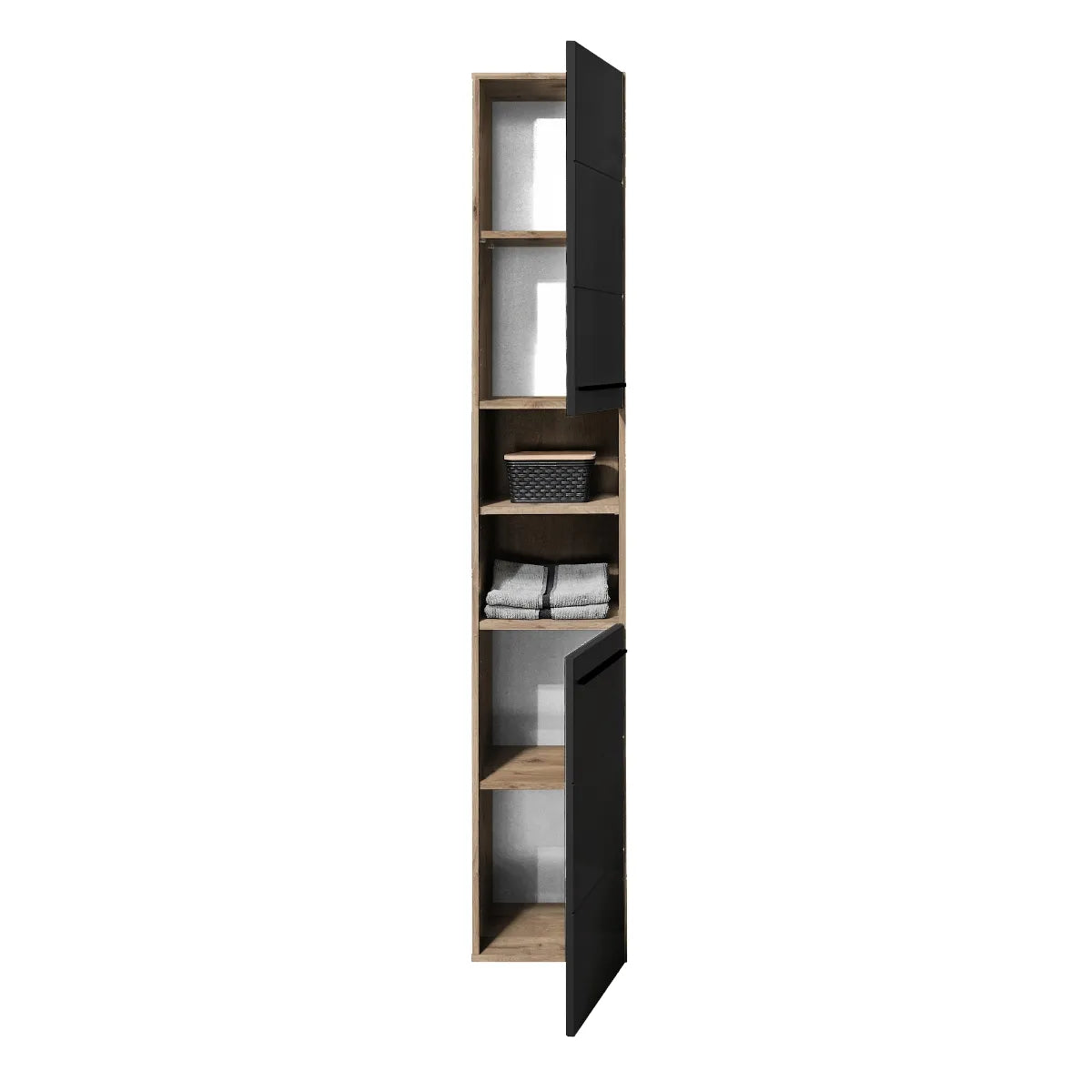 Vista Bathrrom Range - Viking Oak & Matte Black Finish