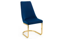 Load image into Gallery viewer, Vittoria Cantilever Dining Chair Blue or Grey - 62x48x97H (cm)
