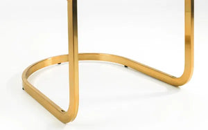 Vittoria Cantilever Dining Chair Blue or Grey - 62x48x97H (cm)