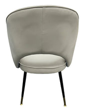 Load image into Gallery viewer, Luxury Venice Black Legged Chair - Avilable in PU Grey, PU TAN or Cream Fabric
