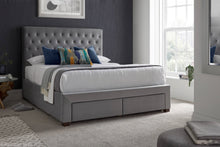 Load image into Gallery viewer, Vindolanda Roman Grey Drawer Storage Bed - Available in Double or KingSize
