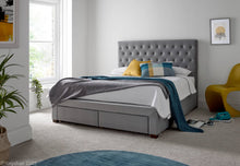 Load image into Gallery viewer, Vindolanda Roman Grey Drawer Storage Bed - Available in Double or KingSize
