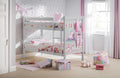 Kids Zodiac Bunk Bed - White or Grey - Optional Mattress