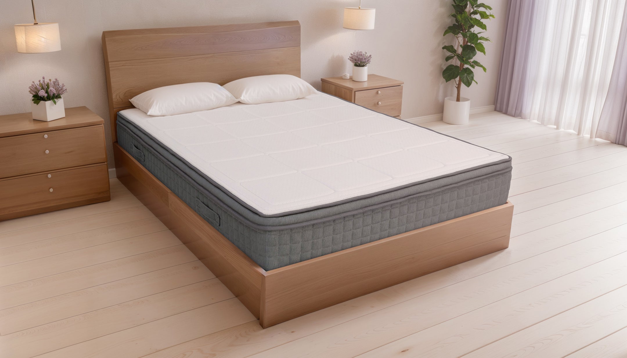 Serene Lavender 2000 Soothing Mattress With Cool Foam Technology - Available in Single, Small Double, Double, King-Szie or SuperKing (Copy)
