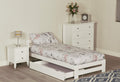 Zibo Underbed Bed Draw (Single) - Available in White Or Grey