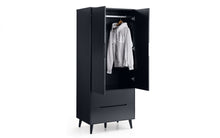 Load image into Gallery viewer, Alison Bedroom Range - White or Anthracite - Options: 2 Drawer Bedsides, 3 Drawer Chest, 5 Drawer Chest, 6 Drawer Chest &amp; Wardrobe
