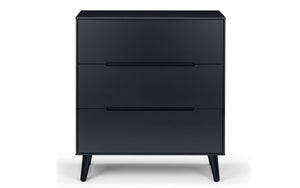 Alison Bedroom Range - White or Anthracite - Options: 2 Drawer Bedsides, 3 Drawer Chest, 5 Drawer Chest, 6 Drawer Chest & Wardrobe