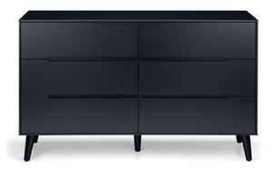 Alison Bedroom Range - White or Anthracite - Options: 2 Drawer Bedsides, 3 Drawer Chest, 5 Drawer Chest, 6 Drawer Chest & Wardrobe