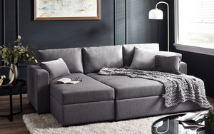 Angel Sofabed - Grey Linen