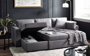 Angel Sofabed - Grey Linen