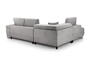 Anton SofaBed - Colours Grey or Black & Grey - Available in LHF/RHF Corner